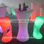 New PE Plastic Bar Table with LED light and remote control YXF-6011