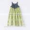Junior Girls Summer Dress Bohemian Pattern Lace Dress Children Maxi Dress Wholesale