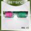 Popular paper green magenta anaglyph 3d glasses