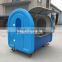multi-function blue food truck food cart Glass fiber material body mobile food trucks