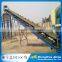 Mineral processing inclined belt conveyor
