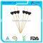 Disposable heart shape bamboo and wooden fruits stick