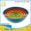 High Quality Practical Melamine Bamboo Fruit Mixing Bowl Set