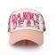 2015 hot sale girls sports cap, lady baseball cap,cap and hat