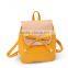 ladies fashion backpack girls PU shoulder handbag bag for teenagers made in China