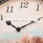 18Inch Quartz Analog Shell Mosaic Silent Oversized Design Wall Clock