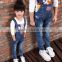 Denim Fitted chlidren's Overall Jeans/ jumpsuit for Girl