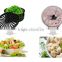 S/S+ABS+PS+PA 19.5*16*23 Kitchen tools multifunction manual food processor/baby food processor/vegetable processor