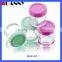 Empty Plastic Loose Powder Jar Packaging,Empty Loose Powder Jar