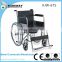 ISO approved wheelchair with toilet,commode wheelchair,folding toilet chair