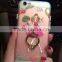 Cartton Couple Soft Finger Ring Holder Stand TPU Phone Case Cover For iPhone 6 6s plus samsung