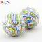 2016 hot selling economic striated custom printed bouncy balls