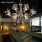 LED Modern K9 Clear Crystal Ceiling Light Pendant Lamp Chandelier Lighting
