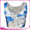 wholesale fancy sleeveless organic cotton tank tops for ladies women