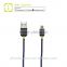 walnut 1.2m length black micro USB cable for universal phone