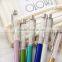 hot selling luxury crystal diamond ball pen with metal clip, crystal pen gift boxes wholesale,writing materials for girls                        
                                                Quality Choice