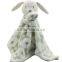 2016 alibaba china factory Plush Rabbit Bunny Soft Baby Comforter Toy