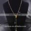 Stainless Steel Bead Jewelry Women's Cross Pendant Fashion Necklace 91819
