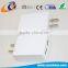 White plastic 5v fast usb home charger power adapter