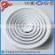 Round perforated air diffuser for HVAC system