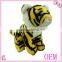 Custom cute plush tiger toys animal keychain