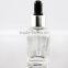 50ml wholesale clear square glass dropper bottle essential oil manufacturers