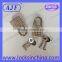 Nice Rhinestone Padlock for Jewel Case With Square Shape or Heart Shape Lock