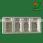 Food Grade Biodegradable Thermoformed Pulp Chocolate Blister Trays,Brown Color Eco Friendly Molded Recycled Paper Pulp Tray