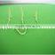 PP metal nose wire/clip/bar double core 3.5*0.45MM for surgical face mask