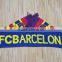 Latest Design Customize Spain Club White Plain football Scarf,knitted football scarf