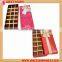 Black elegant chocolate packaging box for gifts