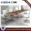 Metal structure rectangular conference table HX-MT5039