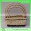 handmade set 3 antique wicker egg basket kitchen fruit and vegetable storage basket with handle