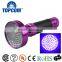100 LED UV ultra violet ultraviolet scorpion black light blacklight flashlight