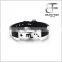 Men's 12 Constellations Bracelet Titanium And Stainless Steel Silicone Bracelet