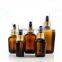 high quality hair oil bottles with dropper and pump, boston round essential oil glass bottle, 3ml essential oil bottle