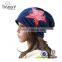 wholesale cheap custom free knitted slouchy camo beanie hat