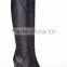 OB39 Women Winter Boots Genuine Leather PU Top Quality Block High Heel Knee Boots for Women