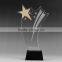 Factory customized gifts k9 glass crystal star plaques and trophies