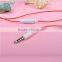 New products 2016 rose shaped promotional custom branded headphones