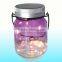 Hanging solar garden led glass jar with fairy led light