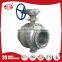 Competitive price manufacture ss316 disc flange ball valve hot sale