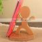 high quality mobile phone wood stand/custom logo mobile phone holder/chinese small wood display stand for cell phone