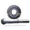 high carbon steel Spiral Bevel Tooth gear / arc tooth bevel gear / oil drilling gear
