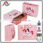 Stronger pink corrugated gift drawer box with handle
