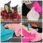 South Korea pointed winter woolen knitting cap