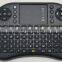 Rii i8 2.4G Wireless air mouse Mini wireless Keyboard with Touchpad For Smart TV