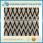 Beige/black understated design and colours super soft home decor rug for living room