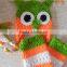 owl animal hat orange color baby leg warmer