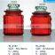 Colored Costum Glass Candle Jars